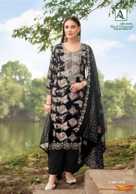 Alok suits black diamond vol-15 wholesale apparel shops dress material in pune baner